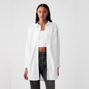 GAP Weekend Tunic Shirt in Optic White